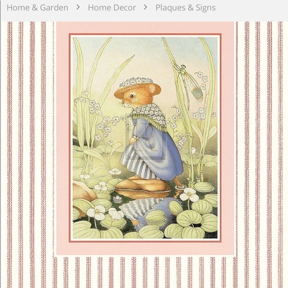 Darling Set Of Four Country Mouse Prints, by Artist Caroline Formby - Picture 11 of 12